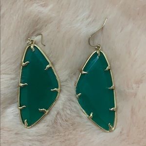Green Kendra Scott Earrings
